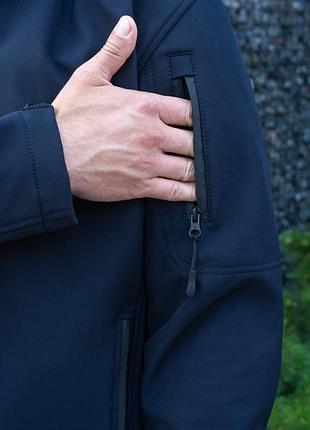Куртка blade softshell темно-синя 7