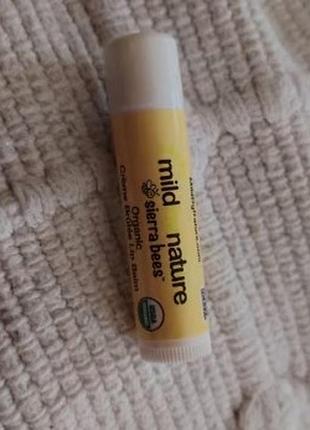 Mild by nature sierra bees ™ органічні бальзами для губ крем-брюле  4,25 г