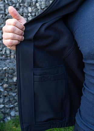 Куртка blade softshell темно-синя 7