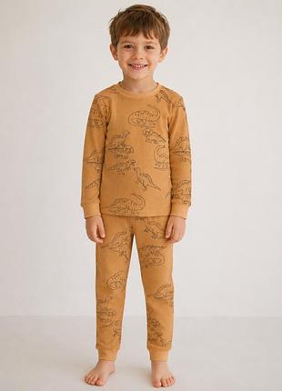 Піжама m&s з динозаврами, 5–6 років / 116 см бавовна
