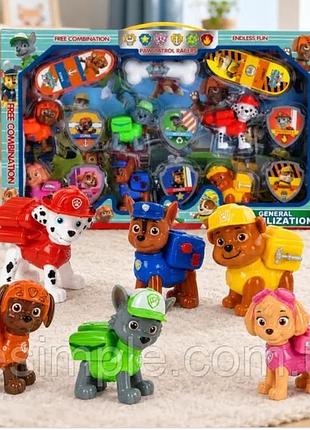 Игровой набор щенячий патруль 6 шт с аксессуарами