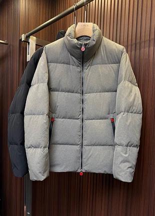 Чоловіча куртка пуховик осінь зима kiton