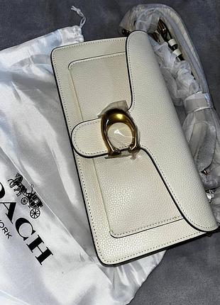 Сумка coach tabby shoulder bag 26 біла