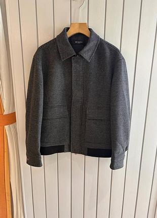 Чоловіча куртка бомбер з вовни kiton