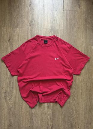 Вінтажна футболка nike vintage 90s swoosh y2k найк ретро billabong surf carhartt stussy streetwear rap sk8 boxy fit широка футболка