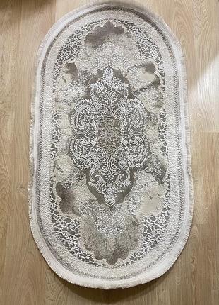 Приліжковий килимок 2 штуки , овал 80х150 см