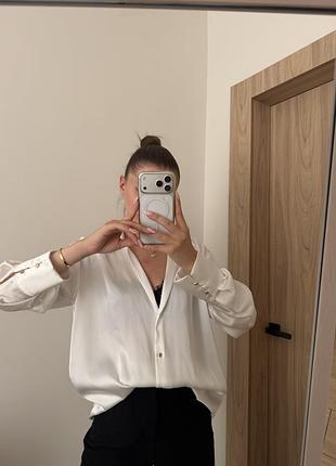Атласна сорочка zara