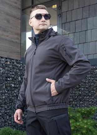 Куртка blade softshell сіра 3