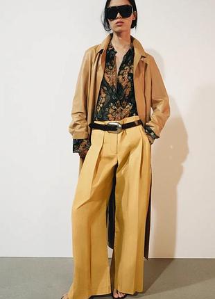 Брюки со складками zw collection