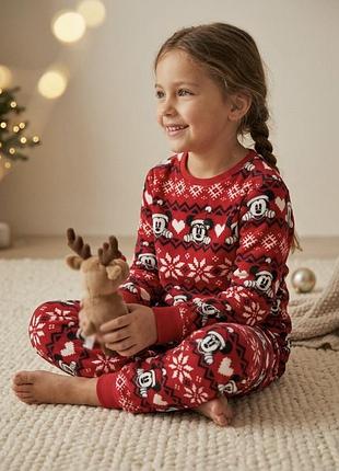 Тепла піжама disney, primark — 7–8 років / 128 см