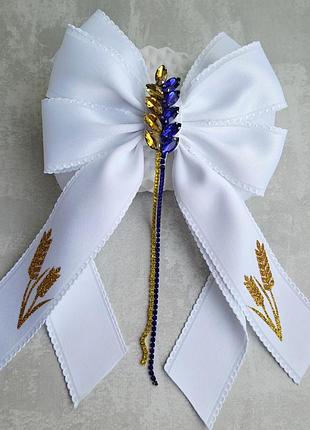Святковий бант с колоском💙💛