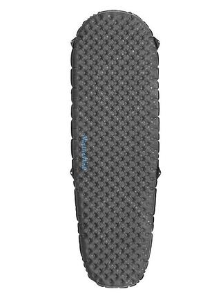 Матрас туристический надувной одноместный naturehike cnh22dz018, сверхлегкий, 183х58х7 см, серый, для туризма с мешком для надувания
