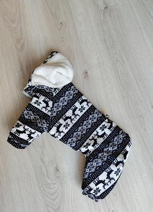 Зимовий комбінезон з капюшоном для собаки pet fashion