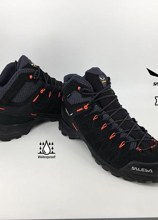 Мужские замшевые ботинки  salewa ms alp mate mid wp 42 1/2 оригинал