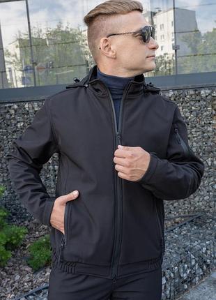 Куртка blade softshell чорна