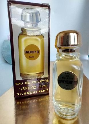 Givenchy iii givenchy вінтаж мініатюра 4 мл оригінал