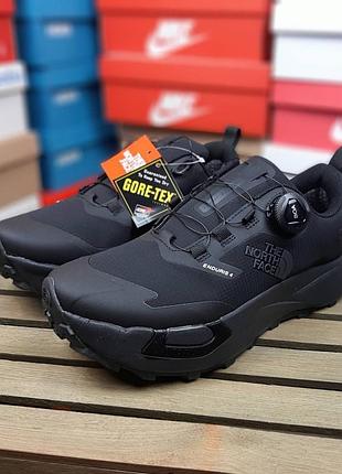 Чоловічі якісні та стильні кросівки the north face vectiv enduris 4 gore-tex boa чорні