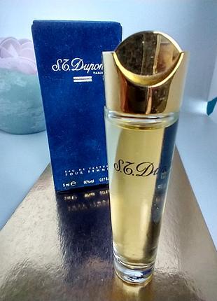 S.t. dupont pour femme s.t. dupont мініатюра 5 мл вінтаж