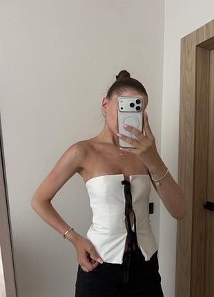 Топ корсетний zara