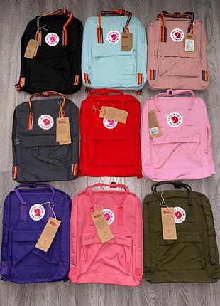 Лицензионный рюкзак канкен fjallraven kanken водонепроницаемый 16 л
