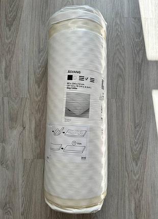 Матрац ikea asvang, 80×200×12 см