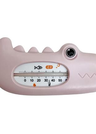 Игрушка-термометр для ванной "крокодил" mgz-1107(pink)
