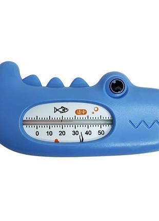 Игрушка-термометр для ванны "крокодил" mgz-1107(blue)