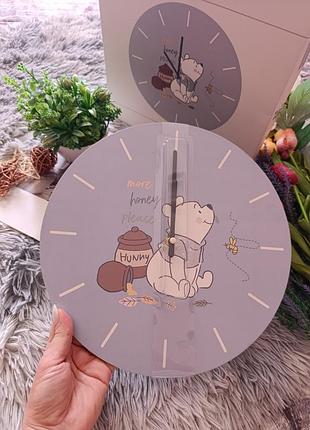 Детские настенные часы disney с рисунком винни-пуха 🕛🐻🍯