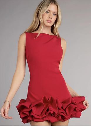 Плаття-комбінезон міні червоний zara