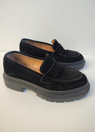 Замшевые туфли, лоферы navi boot