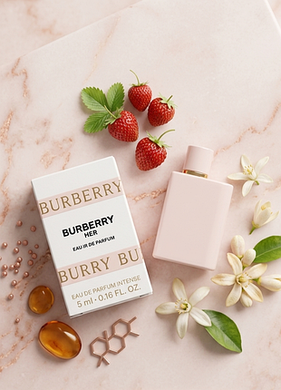 Парфюмированная вода burberry her elixir de parfum (миниатюра, 5 мл)