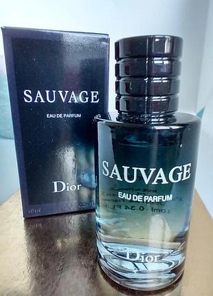 Парфуми мініатюра christian dior sauvage eau de parfum 10 мл