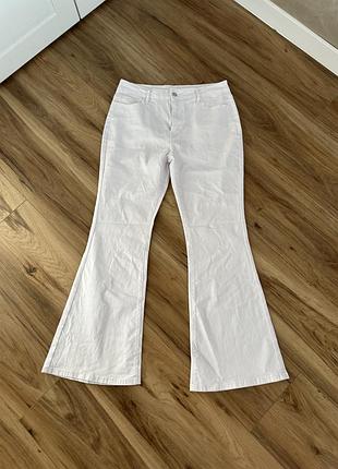 Білі джинси кльош ( xl)