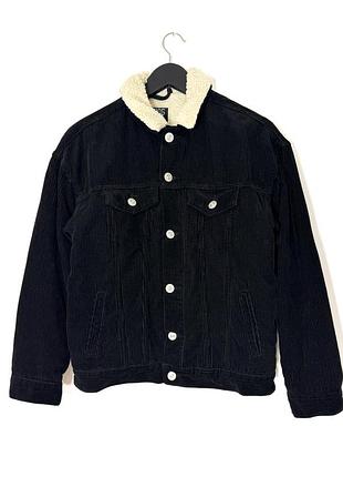 Вельветова куртка шерпа bdg urban outfitters