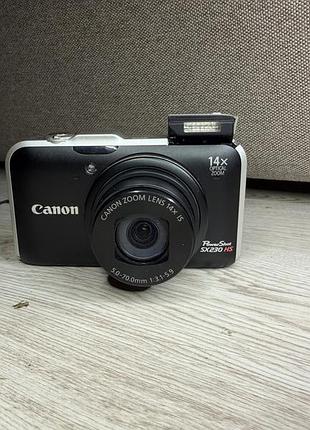 Цифровой фотоаппарат canon powershot sx230hs новый😍