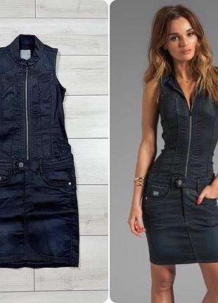 Джинсова сукня сарафан g-star raw lynn type 30 slim denim dress р.s
