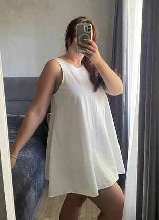 Біла сукня zara