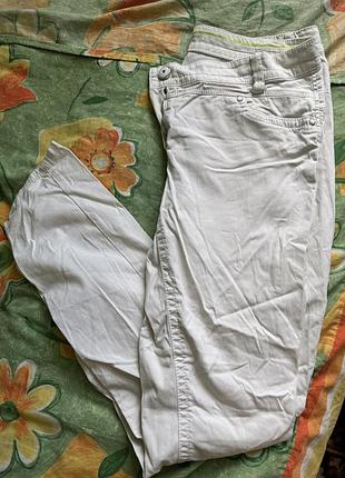Брюки штани marc cain жіночі білі розмір l-xl