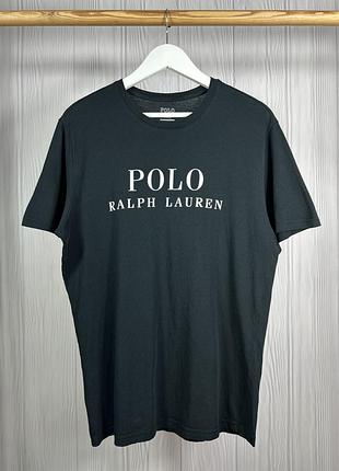 Polo ralph lauren big logo красива ефектна футболка з великим логотипом розмір м