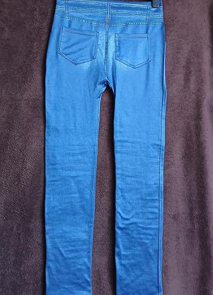 Лосины женские,синие, l, 42-44