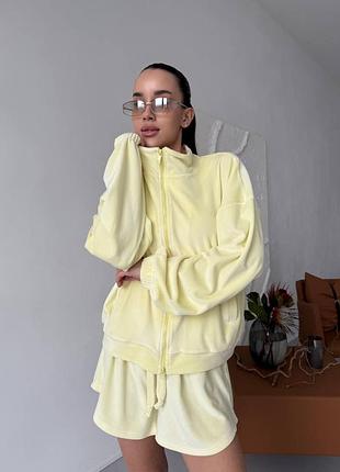 Костюм женский велюр