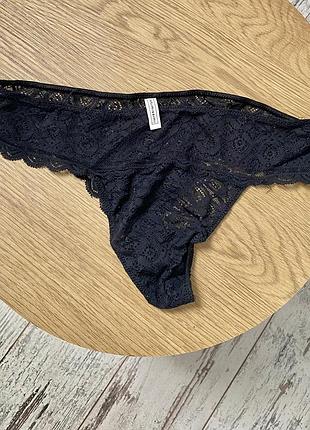 Intimissimi восхитительные черные кружевные трусики