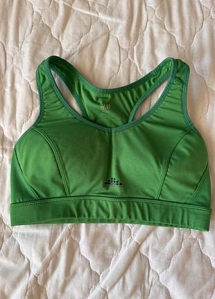 Спортивний топ h&m, розмір с, зеленого кольору