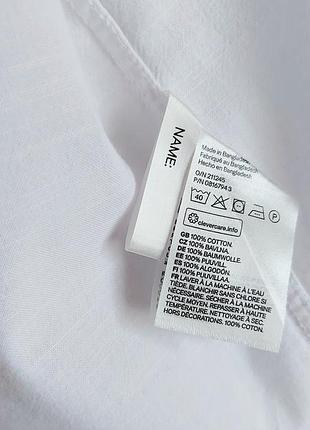 Шорты рубашка короткий длинный рукав cotton 10-13 лет 4