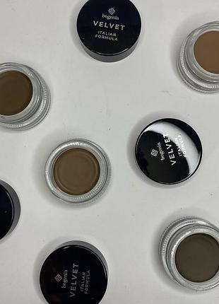 Водостійка помада для брів bogenia velvet у відтінку 101, 104