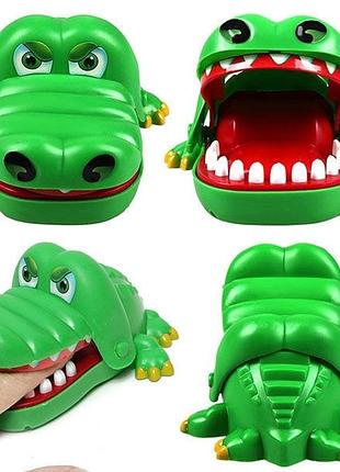 Игра детская настольная qunxing toys «крокодил-дантист»