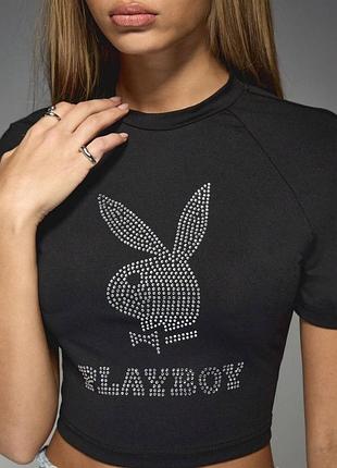 Топ playboy зі стразами