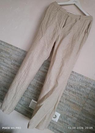 Брюки женские летние лён hm, 38