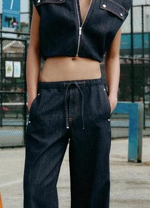 Джинси z 1975 jogger wide leg  zara нові в упаковці з бірками