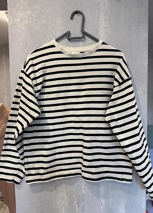 Лонгслив у смужку pull&bear розмір s